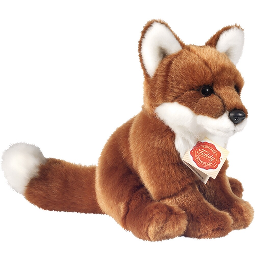 Plüschtier Fuchs sitzend, 20 cm