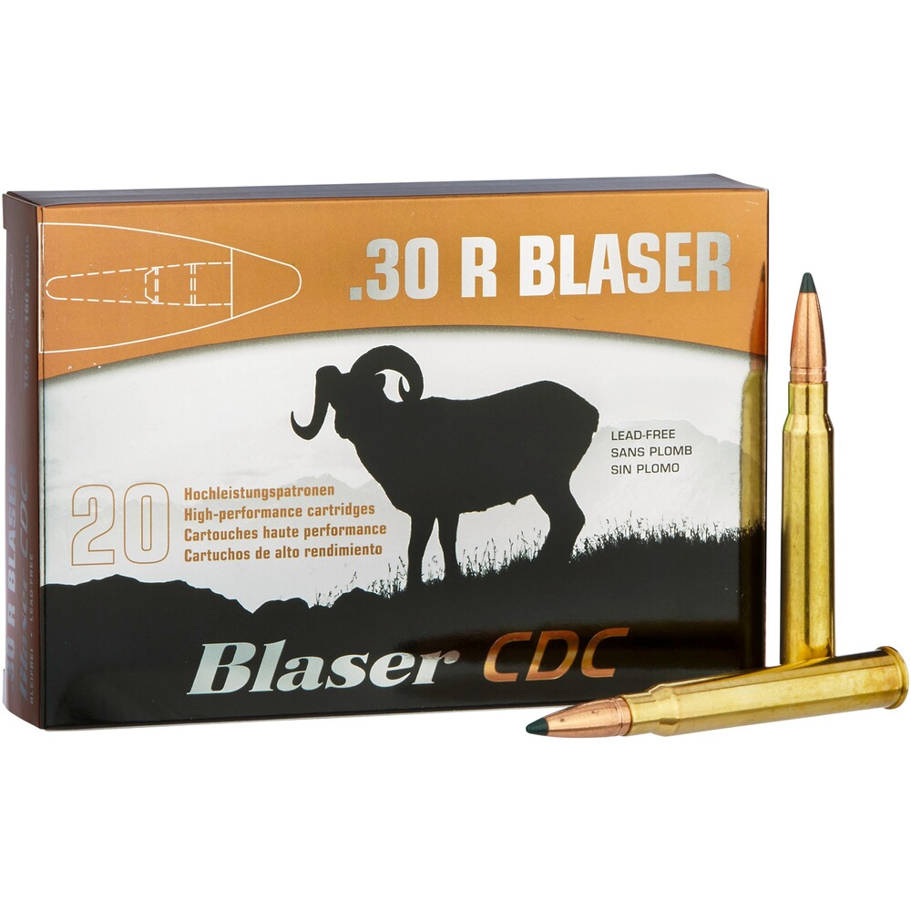 .30 R Blaser CDC 10,4g/160grs.
