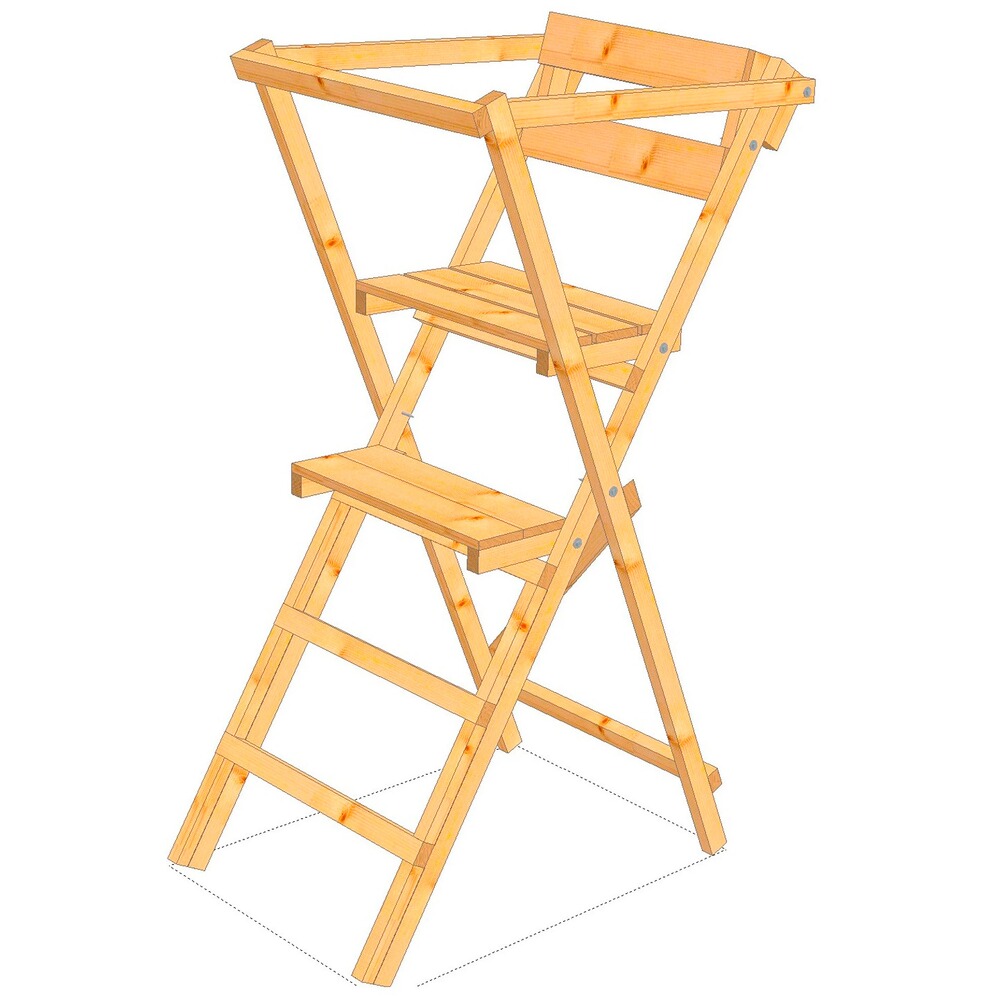 Scherenleiter SL_221 – inkl. Transport, Bassner