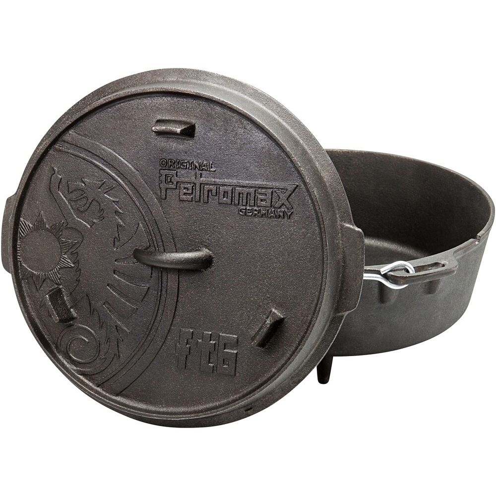 Dutch Oven Feuertopf mit Standfüßen, Petromax