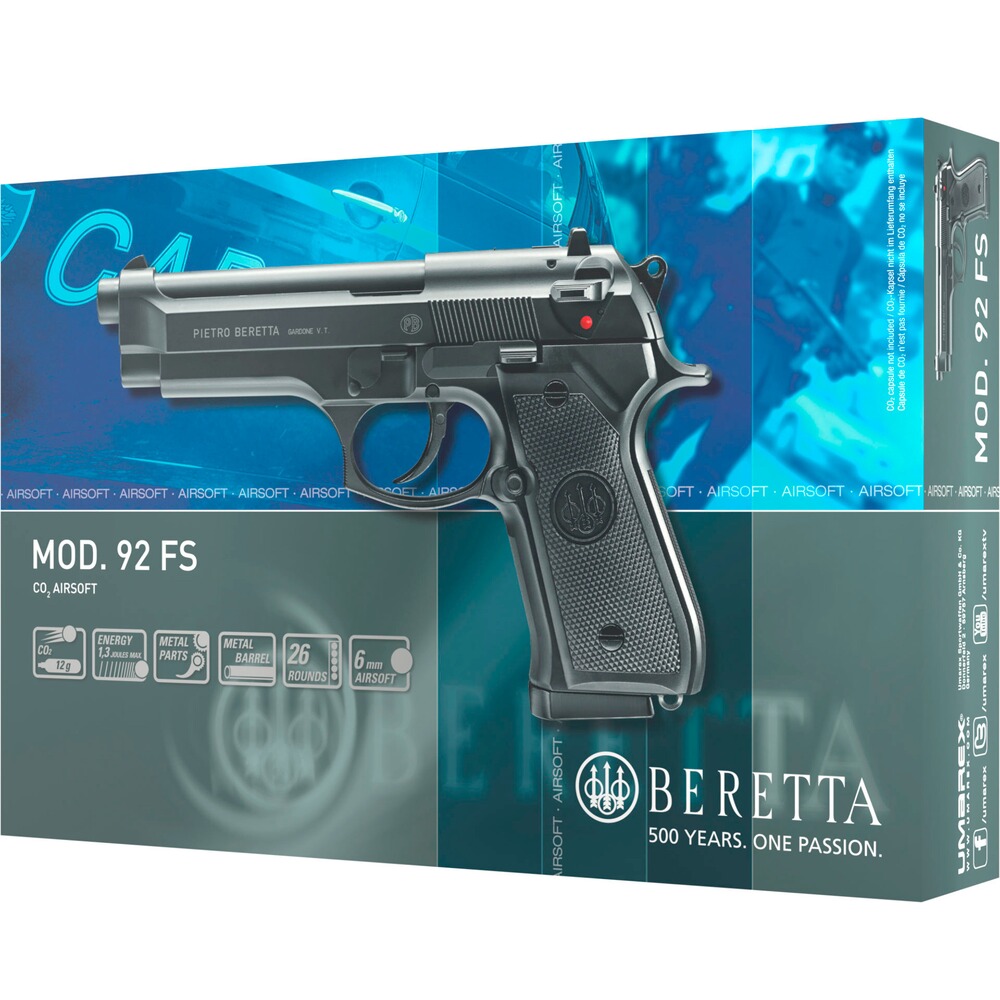 Airsoft Pistole 92 FS CO2, Beretta