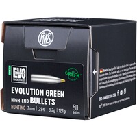 Geschosse .284 8,2g/127grs. Evolution Green, RWS