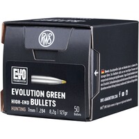 Geschosse .284 8,2g/127grs. Evolution Green, RWS