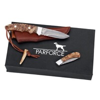 Messer-Set Damast Wurzelholz, Parforce
