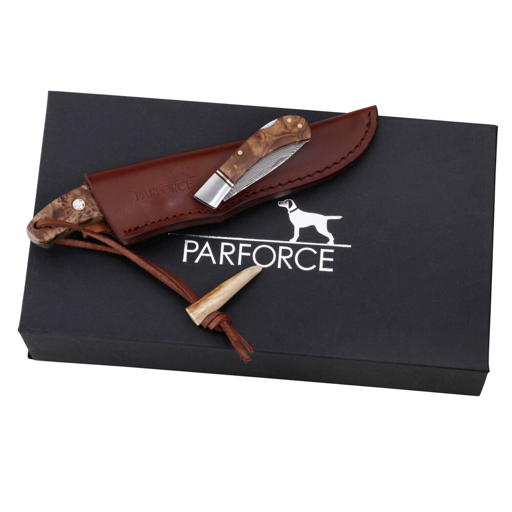 Messer-Set Damast Wurzelholz, Parforce