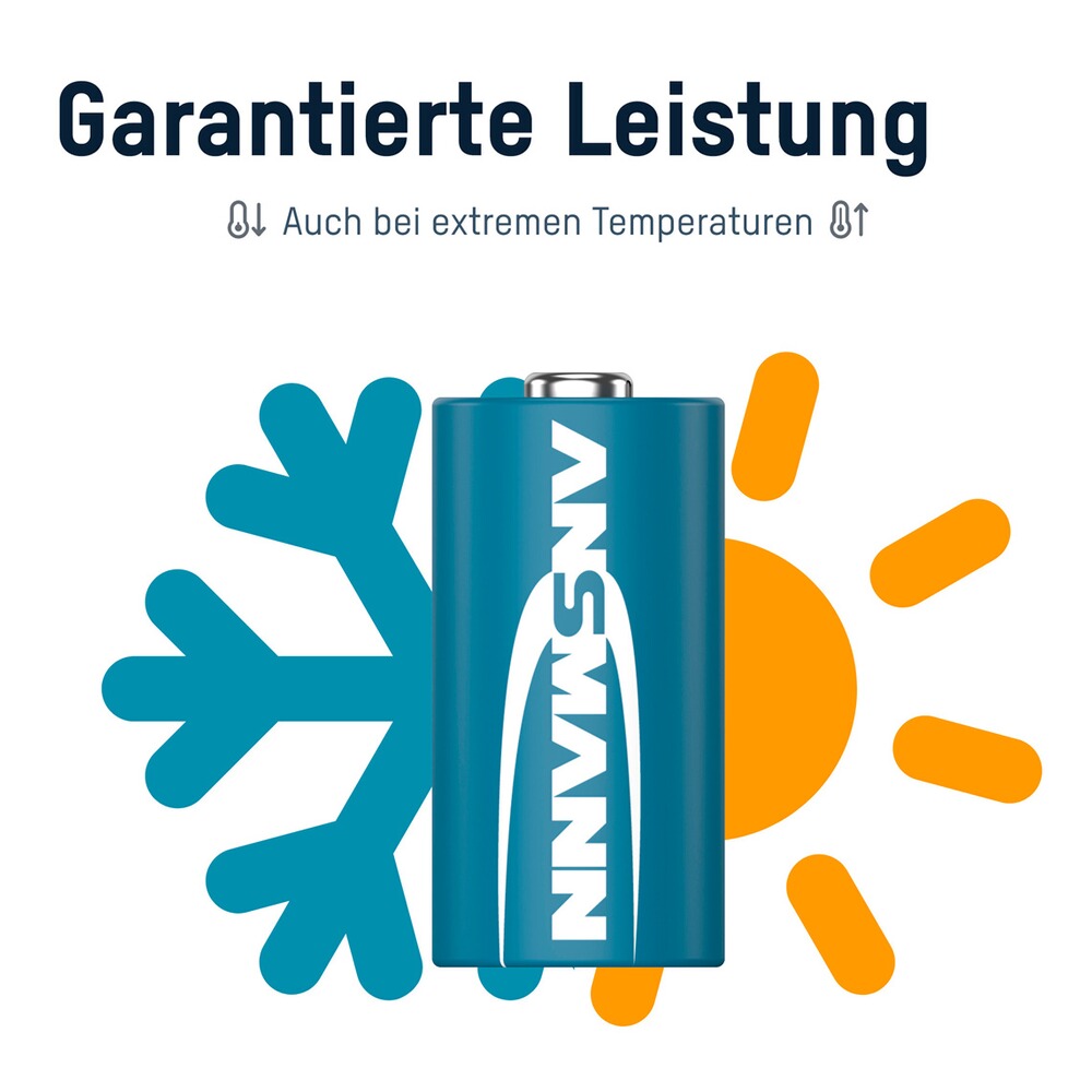 Batterie Lithium CR123A, Ansmann