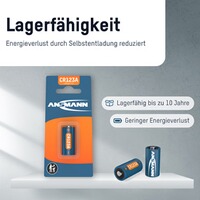 Batterie Lithium CR123A, Ansmann