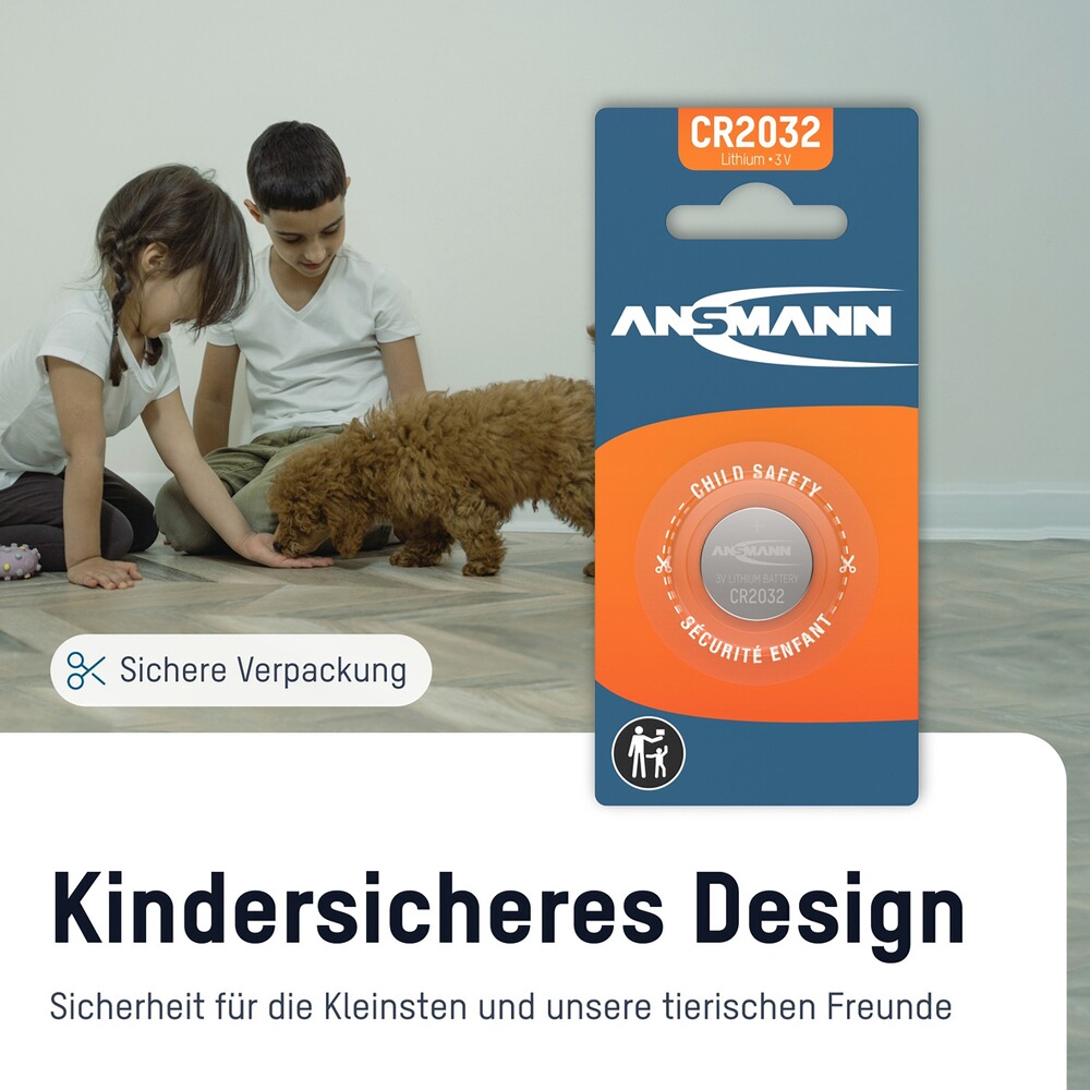 Knopfzelle CR2032, Ansmann