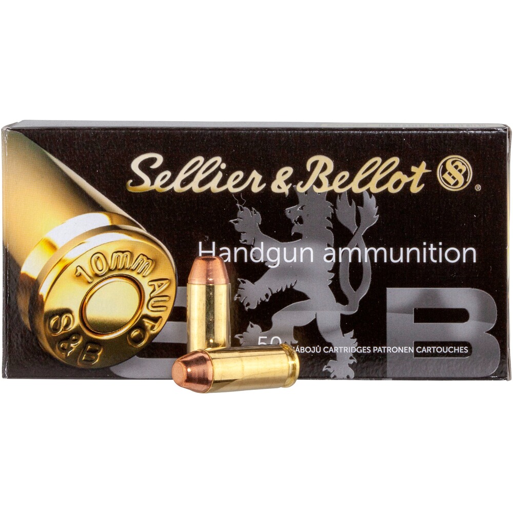 10 mm Auto Vollmantel 11,7g/180grs., Sellier & Bellot