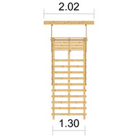 Ansitzleiter 329 mit Dach für 2 Personen, Bassner