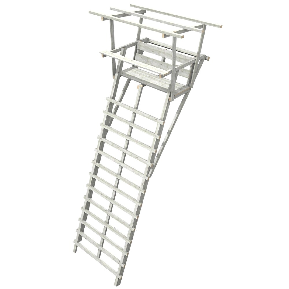 Ansitzleiter 406 mit Dach für 2 Personen, inkl. Transport