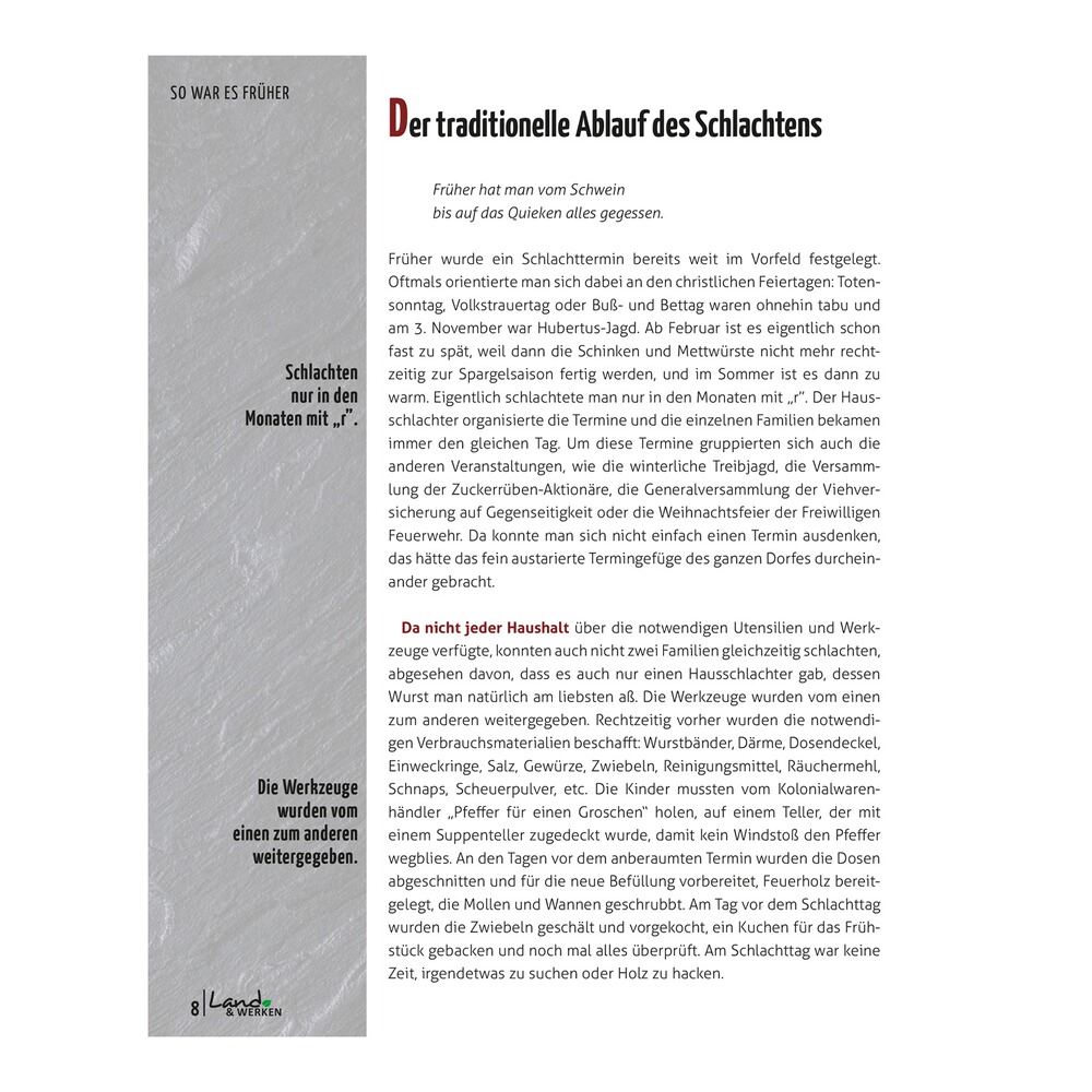 Buch: Die Hausschlachtung, HEEL Verlag