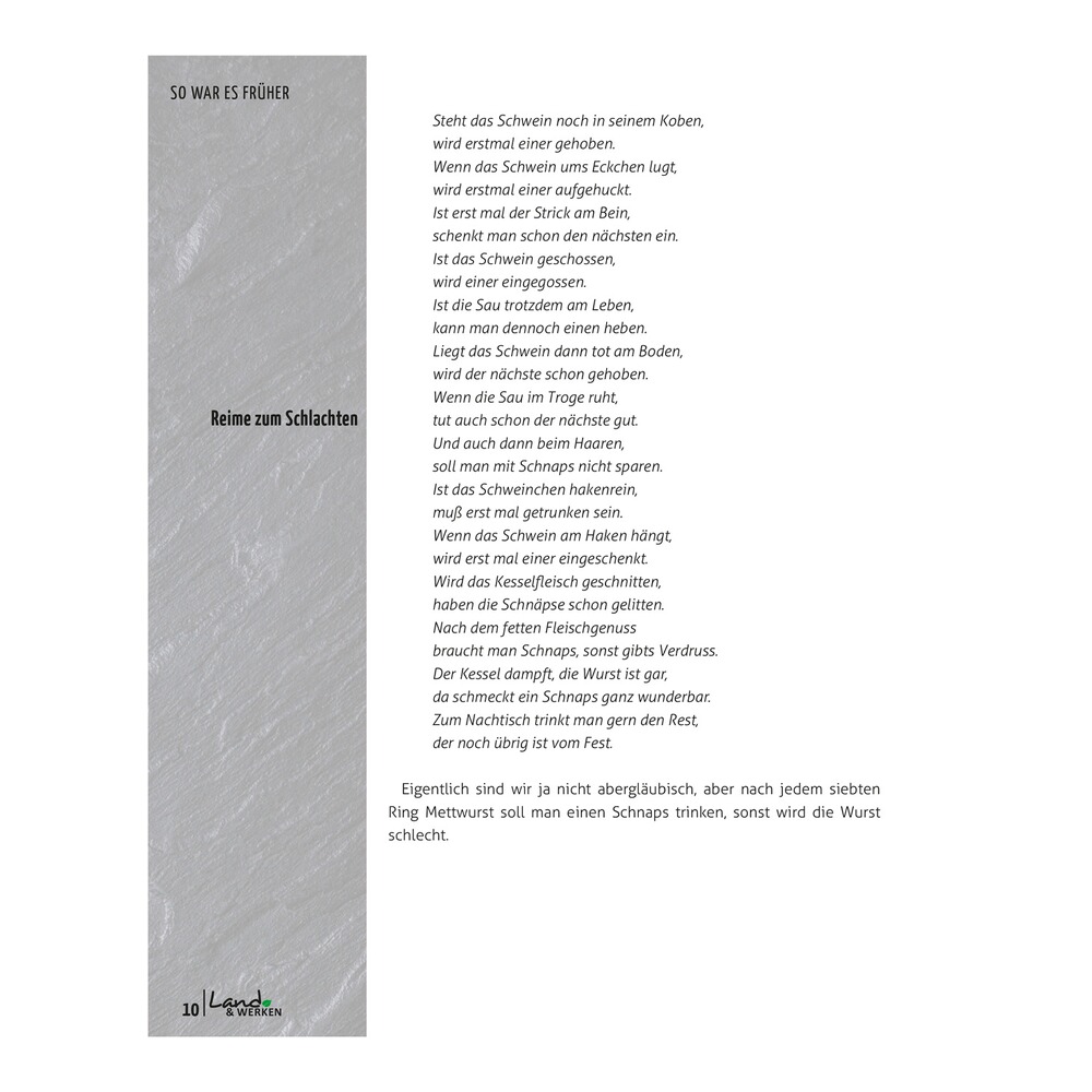 Buch: Die Hausschlachtung, HEEL Verlag
