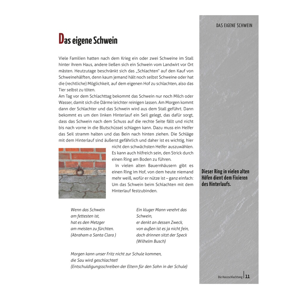 Buch: Die Hausschlachtung, HEEL Verlag
