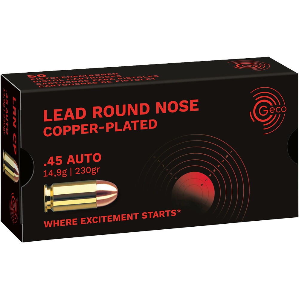 .45 ACP Blei RK verkupfert SX, 14,9g/230grs