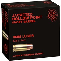 9 mm Luger HP 8,0g/124grs., Geco