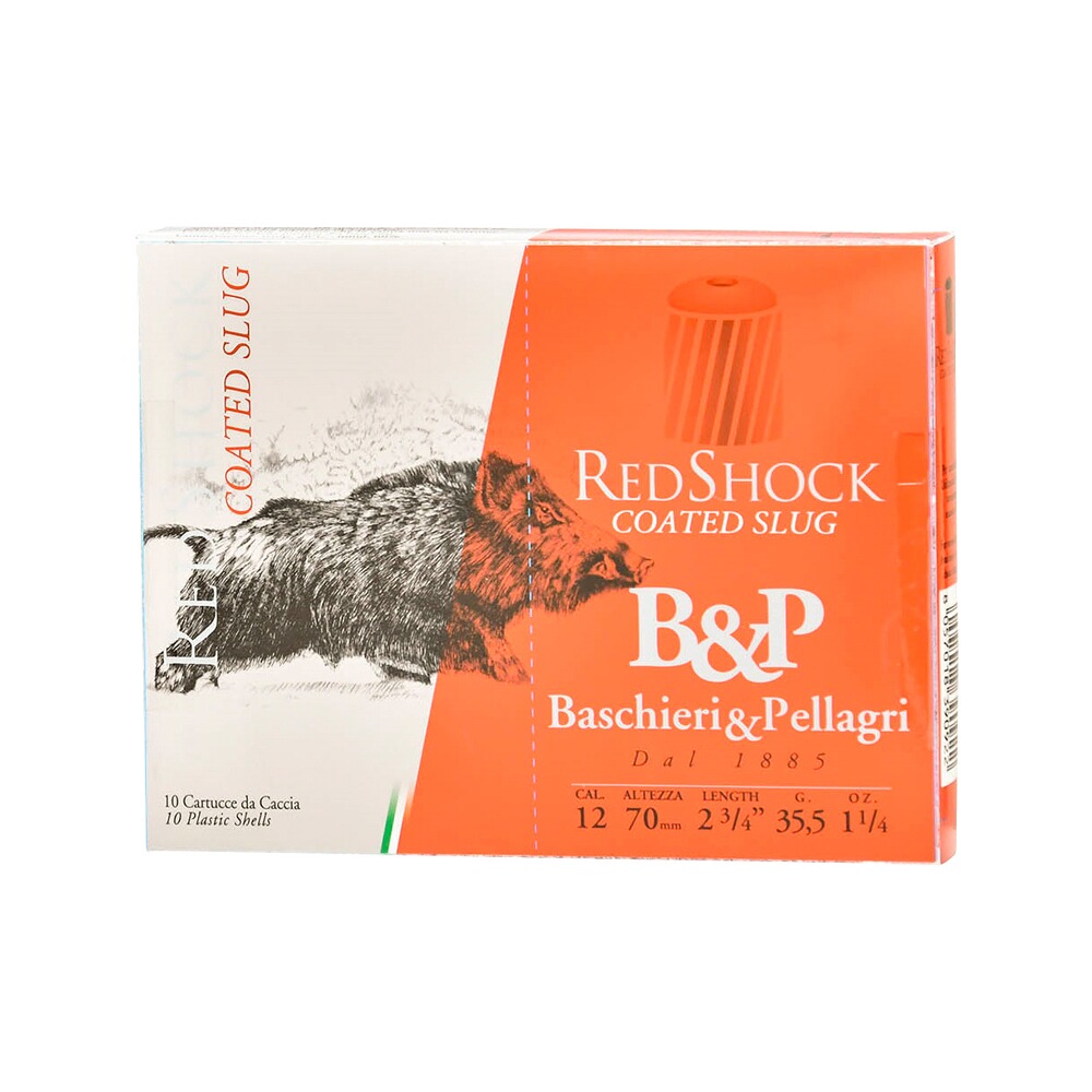 12/70 Flintenlaufpatronen Red Shock 35,5g