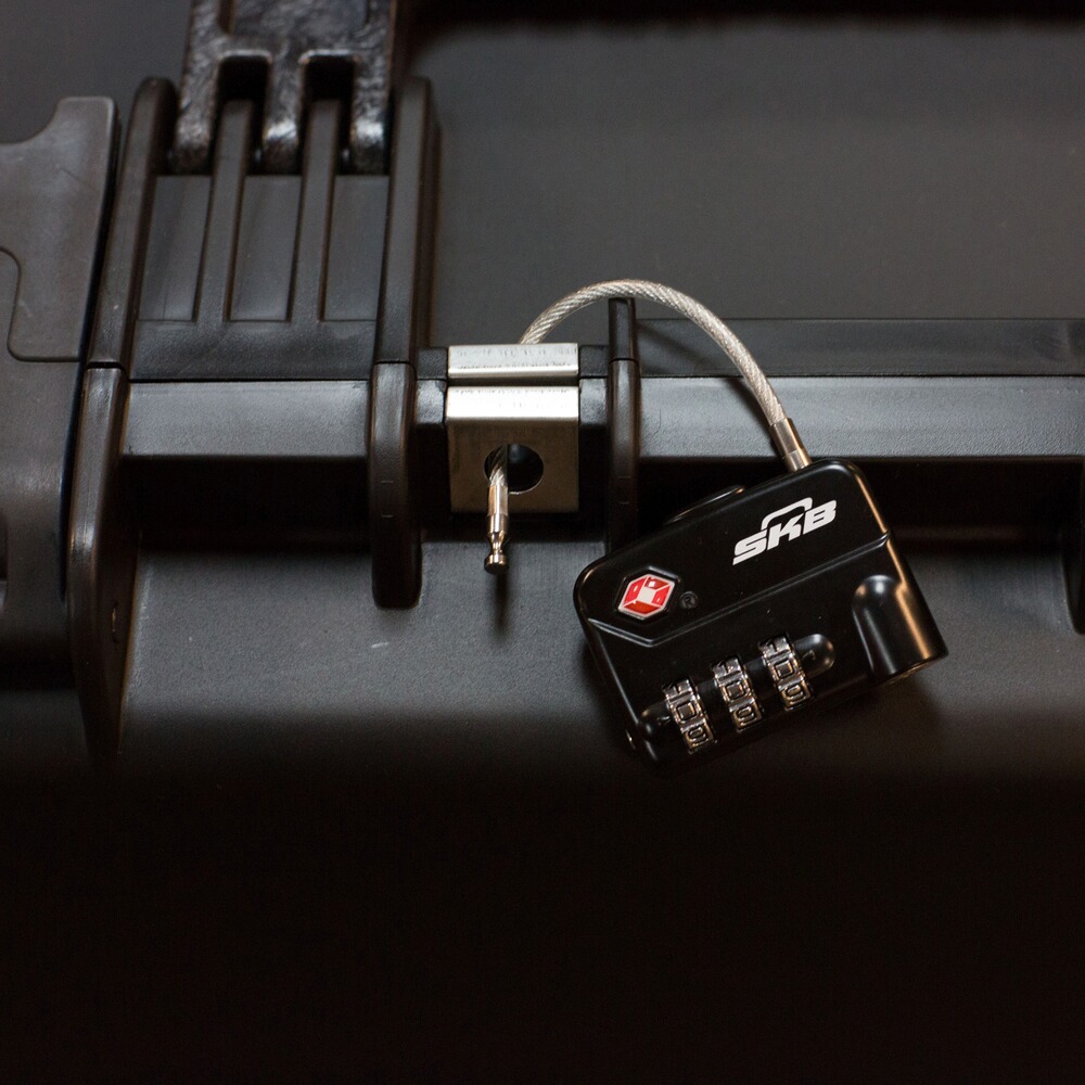 TSA-Kombinations-Vorhängeschloss mit Kabel – 2er-Pack, SKB CASES
