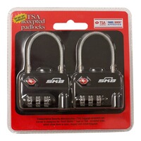 TSA-Kombinations-Vorhängeschloss mit Kabel – 2er-Pack, SKB CASES