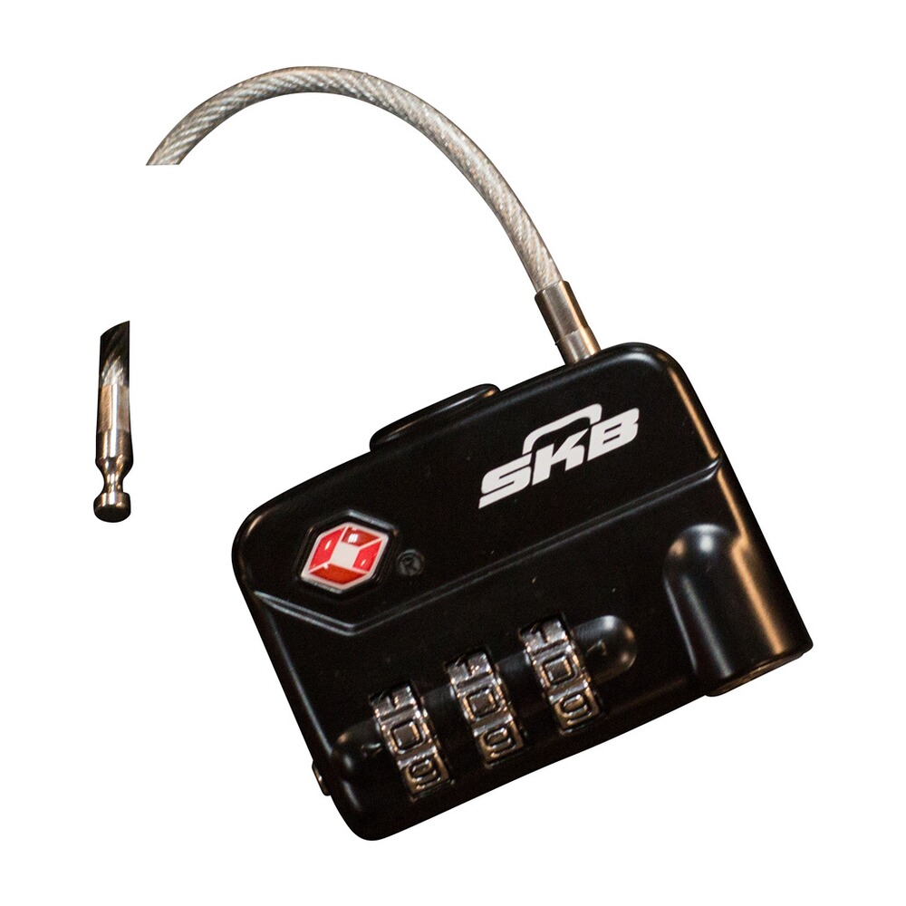 TSA-Kombinations-Vorhängeschloss mit Kabel – 2er-Pack, SKB CASES