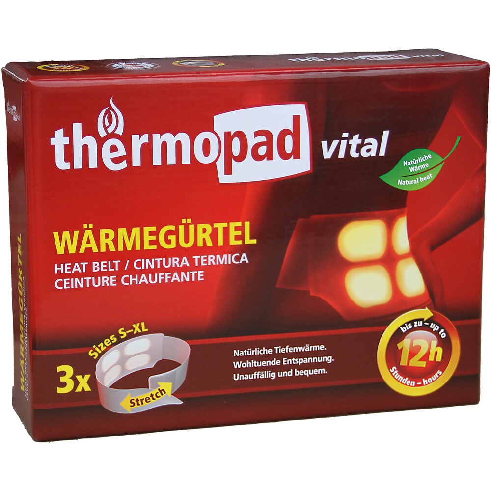 Wärmegürtel – 3 Stück, Thermopad
