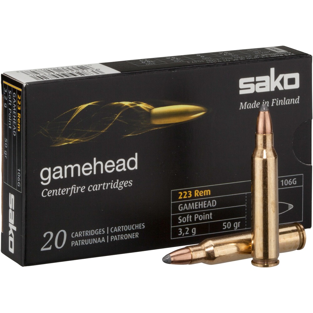 .223 Rem. Gamehead SP 3,2g/50grs.