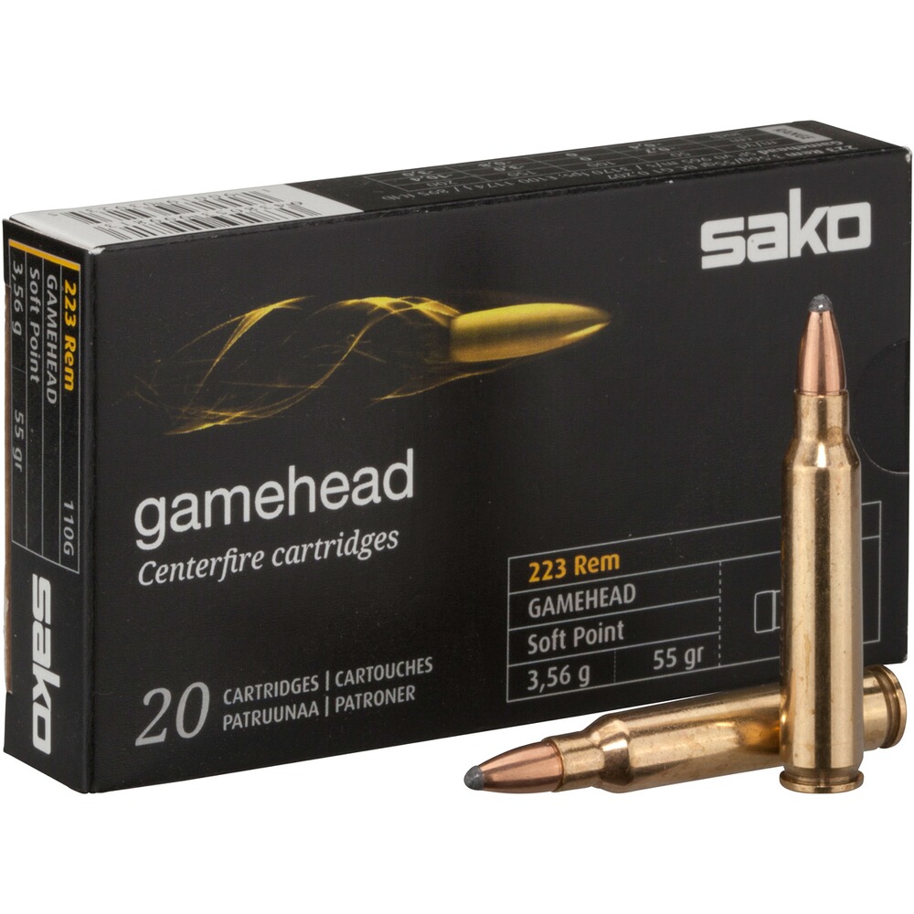 .223 Rem. Gamehead SP 3,6g/55grs.