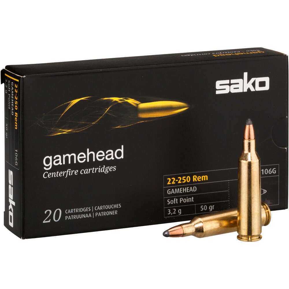 .22-250 Rem. Gamehead SP 3,2g/50grs.
