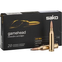.243 Win. Gamehead SP 5,8g/90grs., Sako