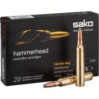 .300 Win. Mag. Hammerhead SP 14,3g/220grs., Sako