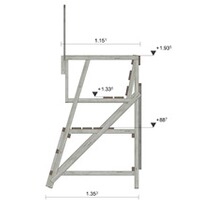 Drückjagdbock DBS 194 – inkl. Transport, Bassner