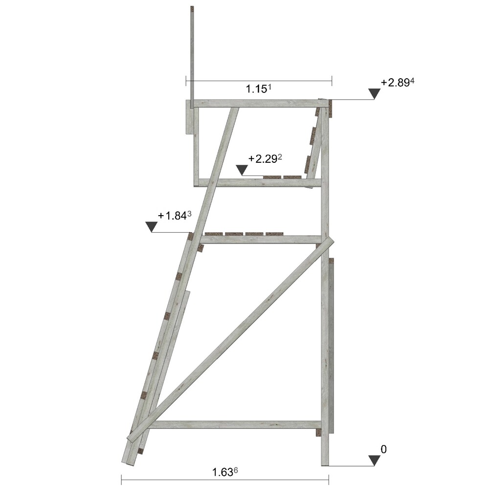 Drückjagdbock DBS 290 – inkl. Transport, Bassner