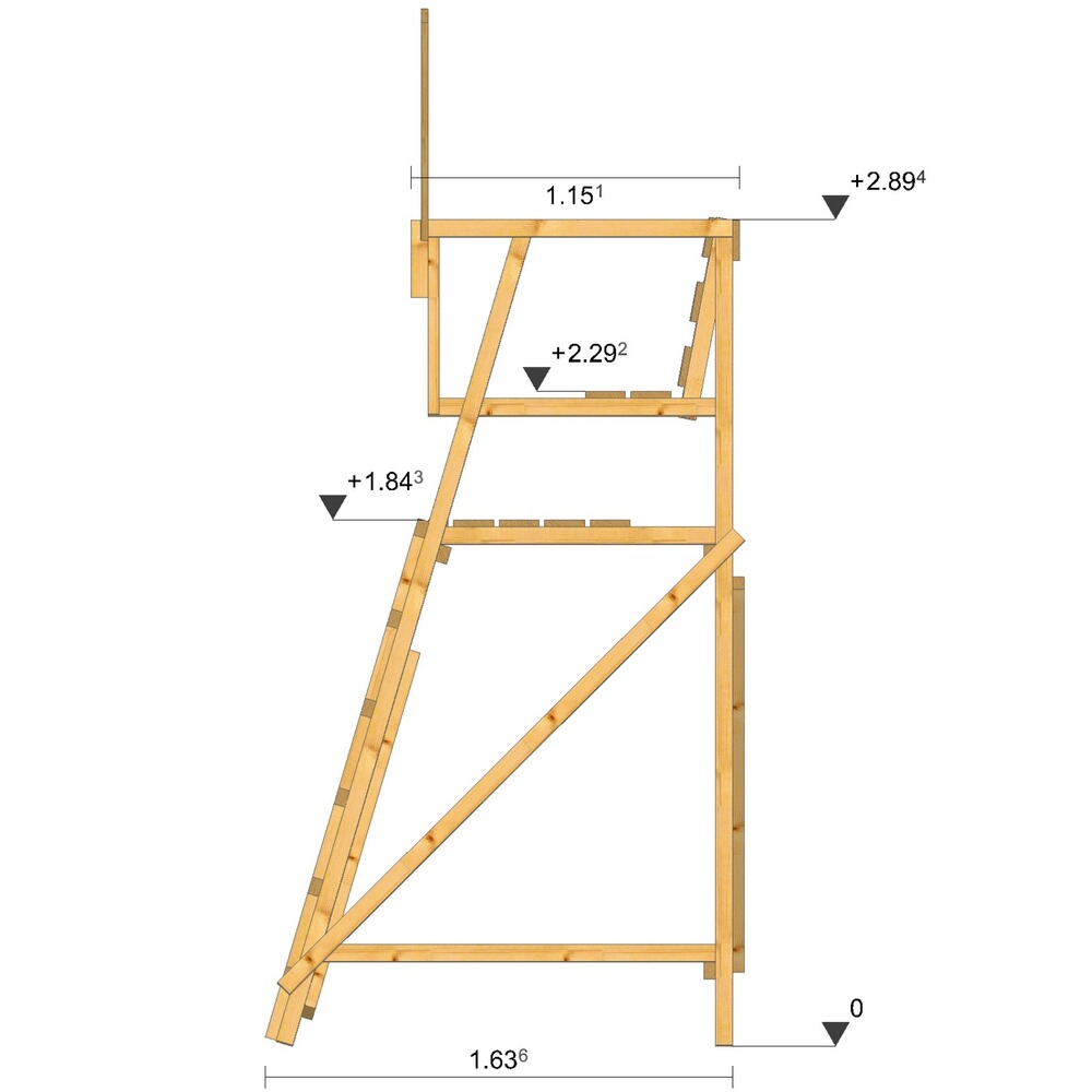 Drückjagdbock DBS 290 – inkl. Transport, Bassner