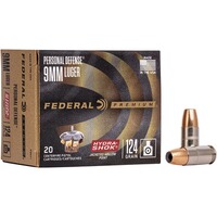 9 mm Luger Hydra Shok Hohlspitz 8,0g/124grs., Federal Ammunition