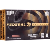 .308 Win. Premium Gold Medal Berger OTM 12,0g/185grs., Federal Ammunition