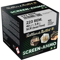 .223 Rem. Screen-Ammo SCR Zink 2,6g/40grs., Sellier & Bellot