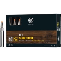 8x57 IS HIT Short Rifle 10,4/g160grs., RWS