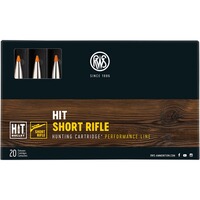 8x57 IS HIT Short Rifle 10,4/g160grs., RWS