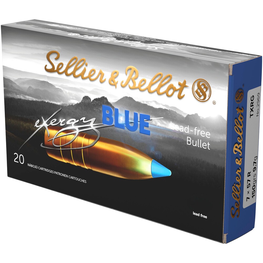 7x57 R tipped eXergy blue 9,7g/150grs.