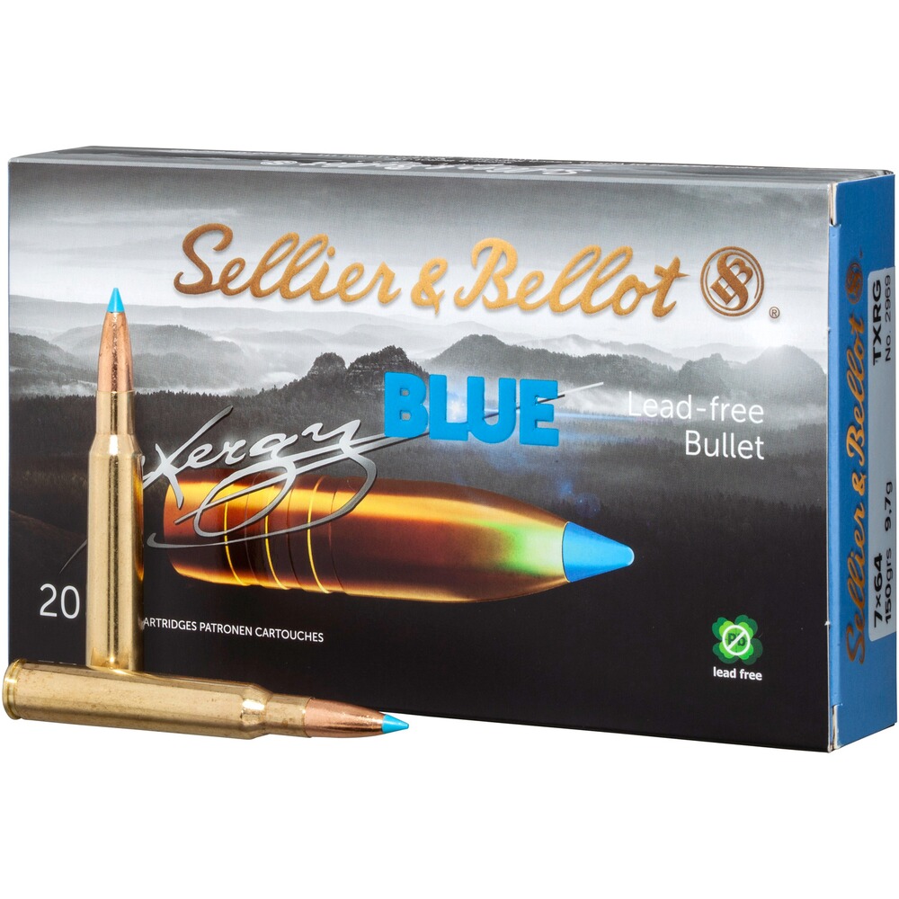 7x64 TXRG blue 9,7g/150grs., Sellier & Bellot