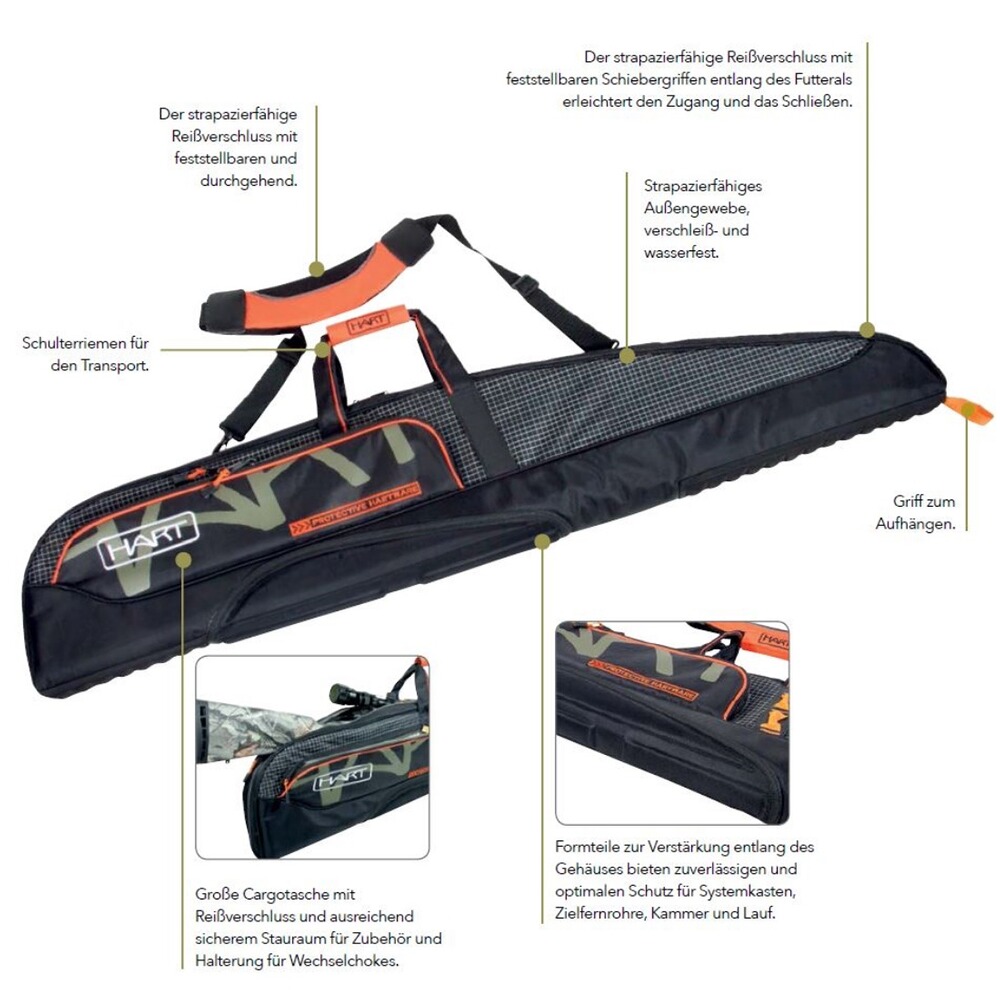 Langwaffenfutteral Rest Rifle Softcase, Hart
