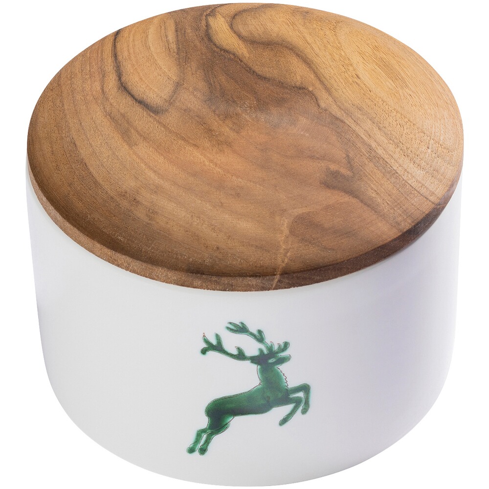 Vorratsdose Hirsch mit Holzdeckel