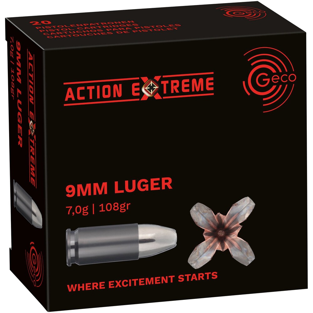 9 mm Luger Action Extreme 7,0g/108grs.