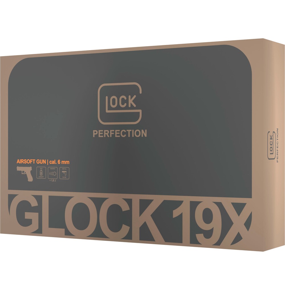Airsoft Pistole 19X Coyote CO2, Glock