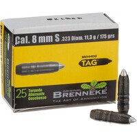 Geschosse .323 11,3g/175grs. TAG, Brenneke