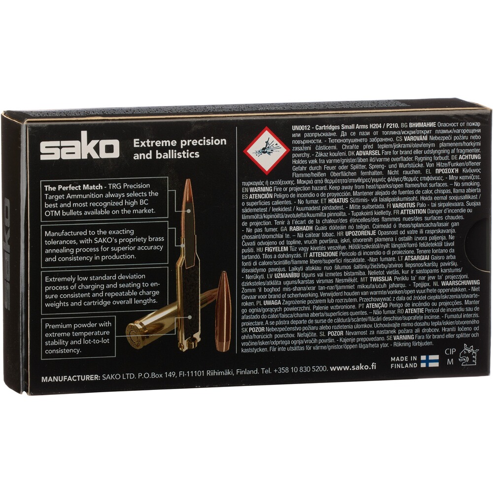 6,5 Creedmoor TRG Precision Match 8,8g/136grs., Sako