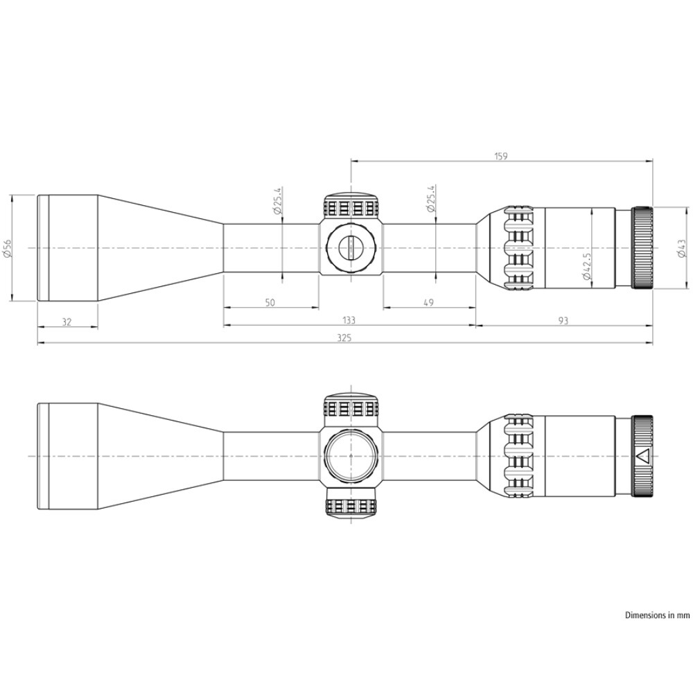 Zielfernrohr Helia 3 3–10x50i, Kahles
