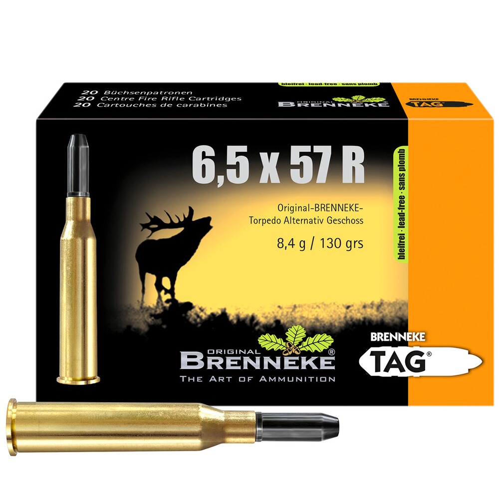 6,5x57R TAG bleifrei 8,4g/130grs.