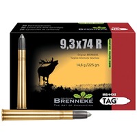 9,3x74 R TAG bleifrei 14,6g/225grs., Brenneke