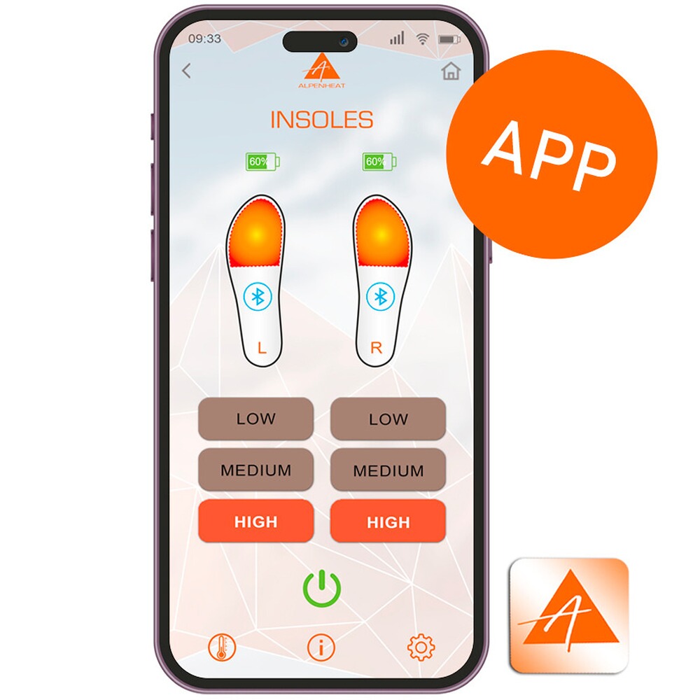 Schuhheizung Wireless HotSole, Alpenheat